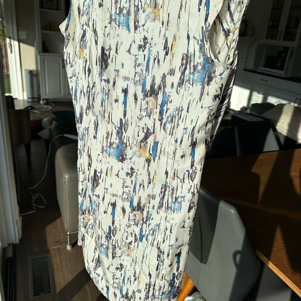 Ports 1961 Artistic Print silk sheath dress